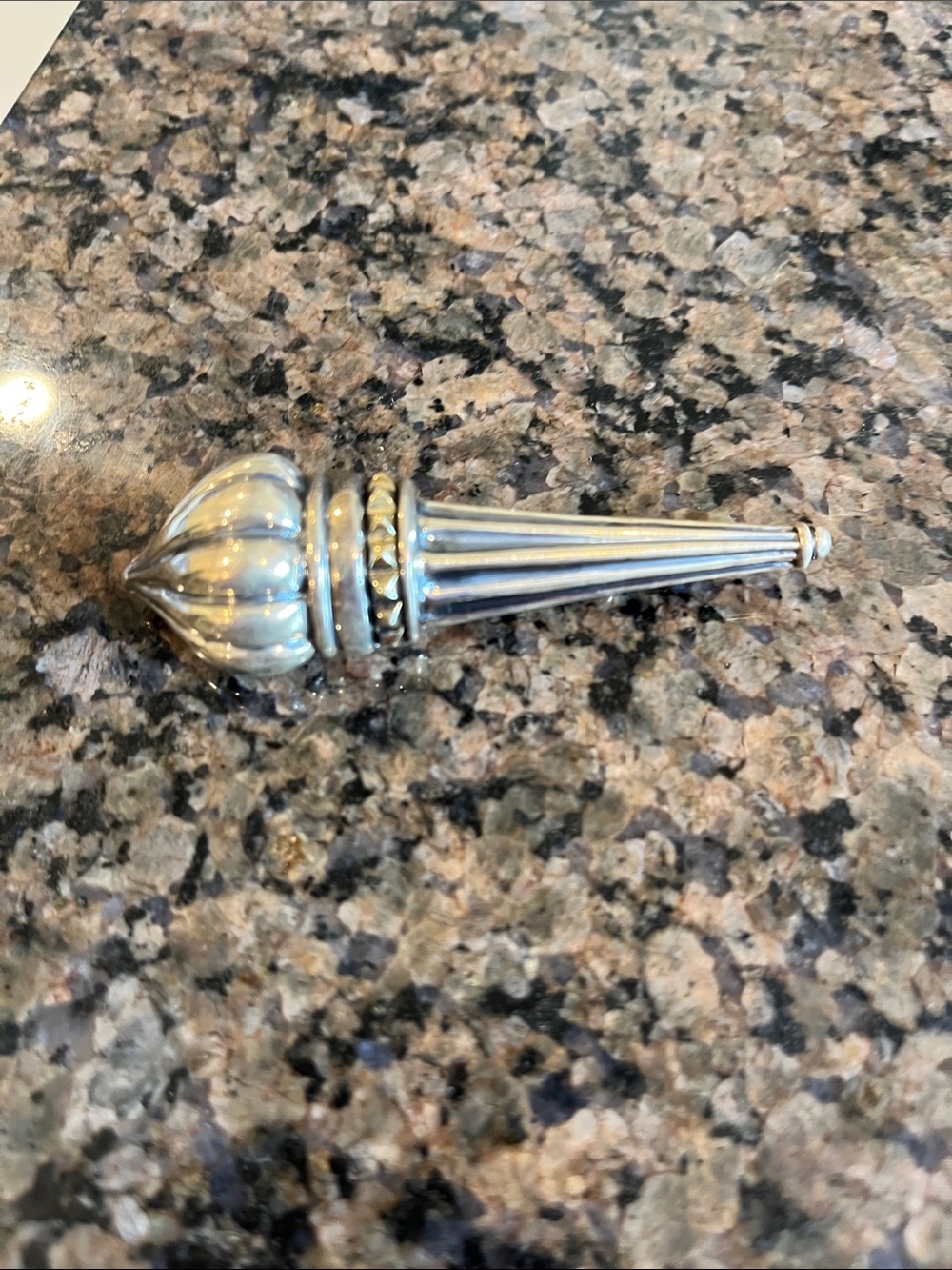Vintage Lagos Caviar Torch Pin - Picture 3 of 4